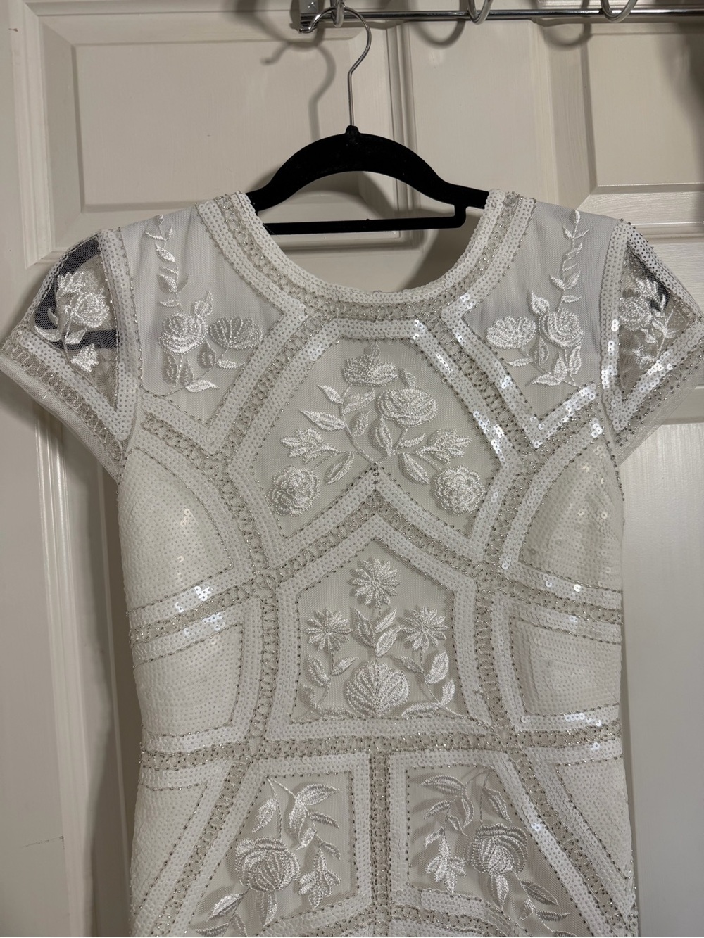 Lulu's White Embroidered Lace Mini Dress - Picture 4 of 8